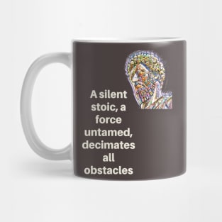 Unleash the Silent Warrior Stoic Philosophy Mug